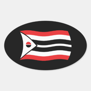 Autocollant du drapeau de la tribu Arapaho