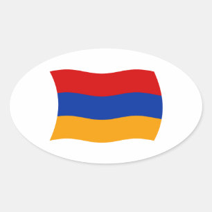 Autocollant du drapeau de l'Arménie