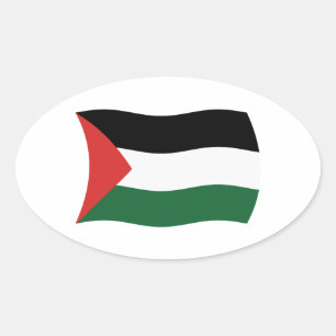 Autocollant du drapeau de l'Autorité palestinienne