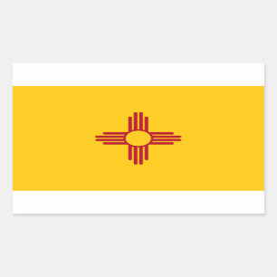 Autocollant du drapeau de l'État du Nouveau-Mexiqu