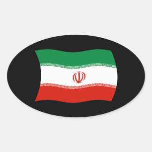 Autocollant du drapeau de l'Iran