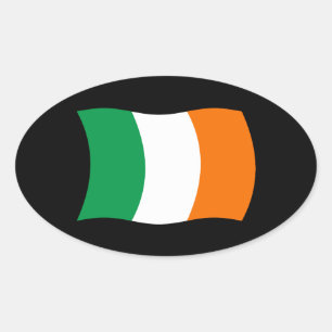 Autocollant du drapeau de l'Irlande