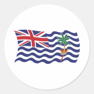 Autocollant du drapeau de l'océan Indien britanniq