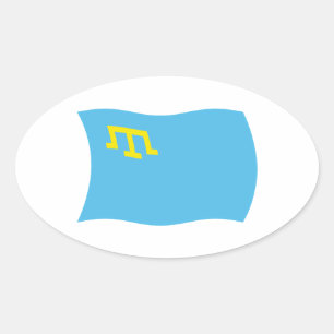 Autocollant du drapeau des Tatars de Crimée