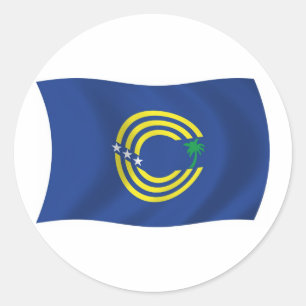 Autocollant du drapeau des Tokelau