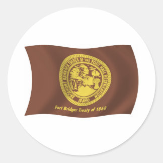 Autocollant du drapeau des tribus Shoshone Bannock