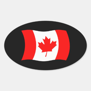 Autocollant du drapeau du Canada