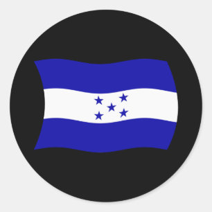 Autocollant du drapeau du Honduras