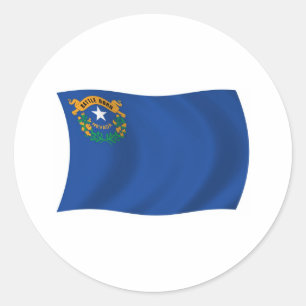 Autocollant du drapeau du Nevada
