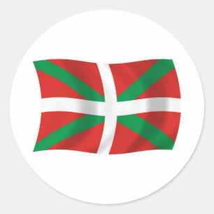 Autocollant du drapeau du peuple basque