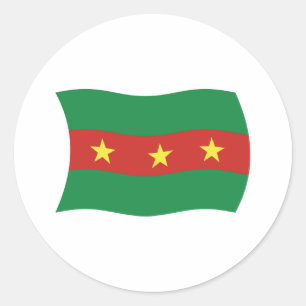 Autocollant du drapeau du peuple Ewe