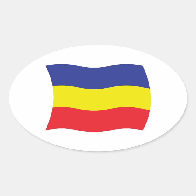 Autocollant du drapeau khmer Kampuchea Krom (Devant)