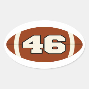 Autocollant du football du numéro 46