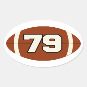 Autocollant du football du numéro 79