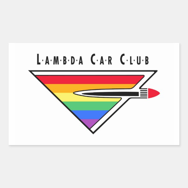 Autocollant du logo du club de voitures Lambda (Devant)