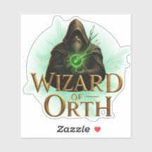 Autocollant du logo du Magicien d'Orth – Emblème M