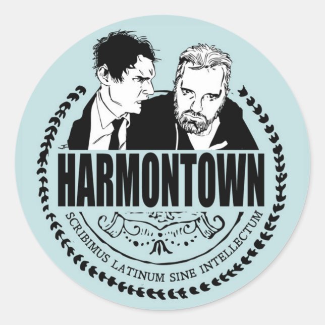 Autocollant du logo Harmontown (Devant)