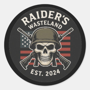 Autocollant du logo officiel de Raider’s Wasteland
