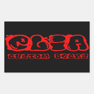 autocollant du logo Red graphiti