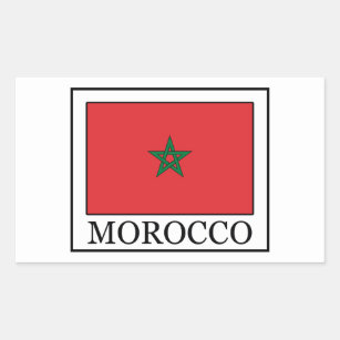 Autocollant Drapeau Maroc Coeur - Sticker A moi Etiquette & Autocollant