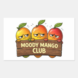 Autocollant du Moody Mango Club