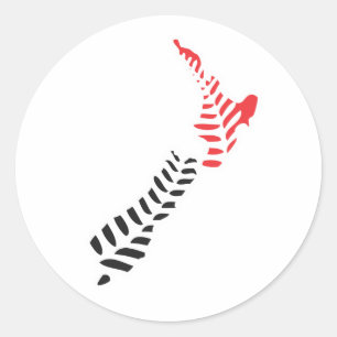 Autocollant du NZ 5 de fougère
