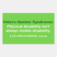 Autocollant du syndrome d'Ehlers-Danlos (SDE)