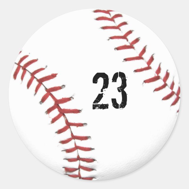 Autocollant du thème de baseball (Devant)