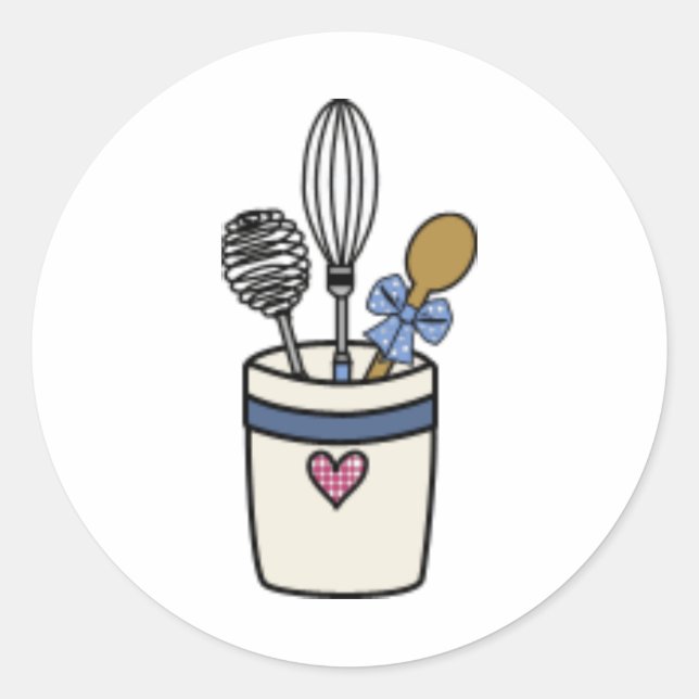 Autocollant d'ustensiles de cuisine (Devant)