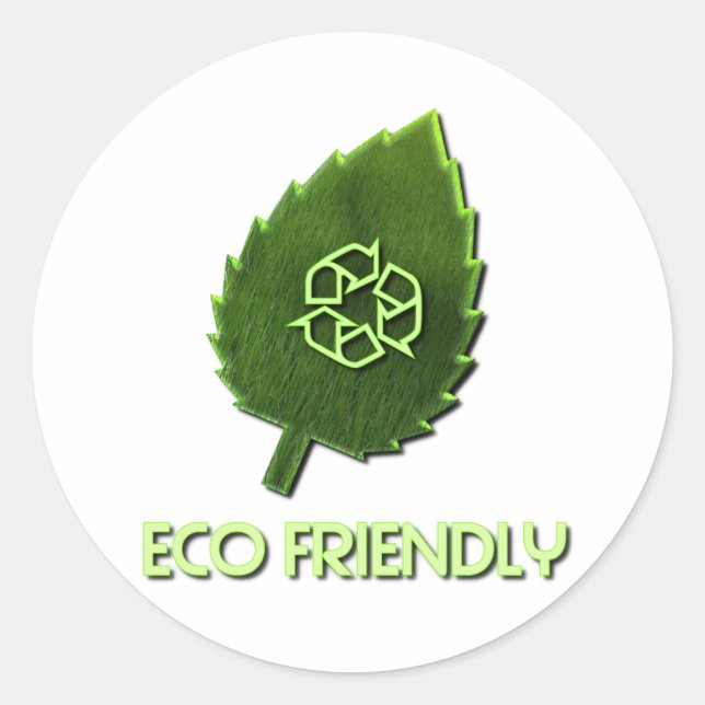 Autocollant écologique (Devant)