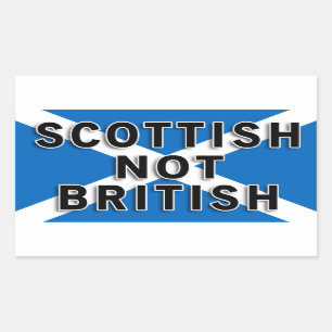 Autocollant écossais pas britannique