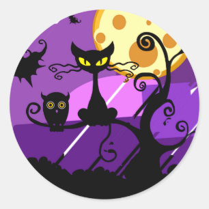 Autocollant éffrayant Halloween.