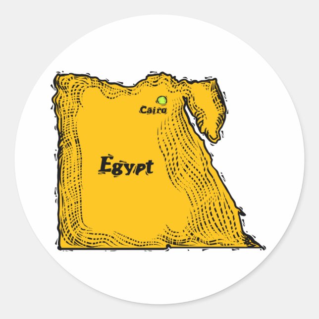 Autocollant Égypte (Devant)