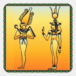 Autocollant égyptien de hiéroglyphes