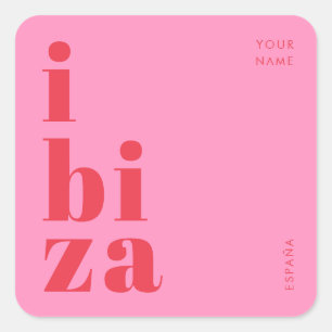 Autocollant élégant Ibiza Espagne