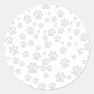 Autocollant empreinte de patte personnalisable