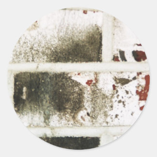 autocollant en briques blanches