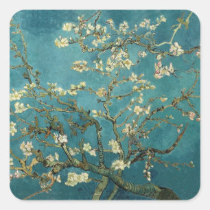 Autocollant en fleurs d'amande