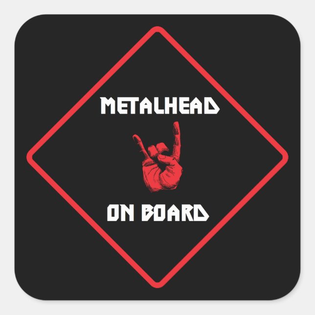 Autocollant en métal à bord (Devant)