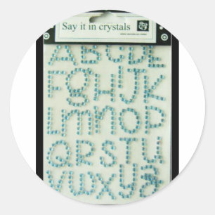 autocollant en strass acrylique