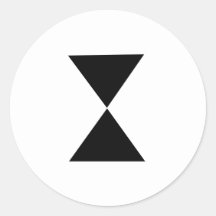 Autocollant en verre à l'heure