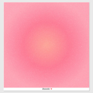 Autocollant en vinyle à dégradé rose – découpé sur