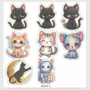 Autocollant en vinyle personnalisé pour chats