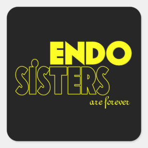 Autocollant ENDO d'ENDOMÉTRIOSE de SOEUR