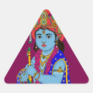 Autocollant Enfant Krishna