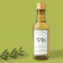 Autocollant Étiquette Rustique à bouteille d'huile