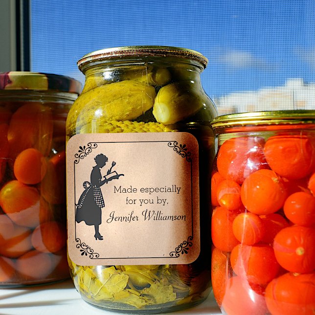 Autocollant Étiquette vintage Inspiré (Créateur téléchargé)