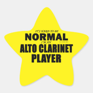Autocollant étoile Alto Clarinet