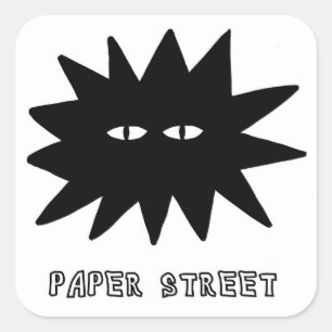 Autocollant étoile de Paper Street Square