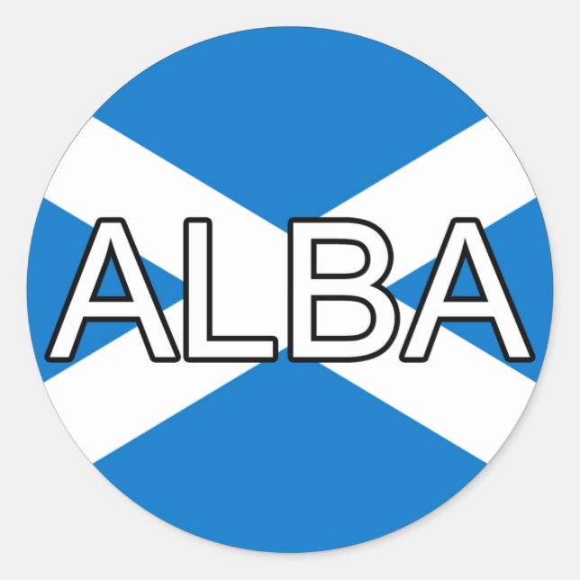 Autocollant Euro Alba Scotland (Devant)